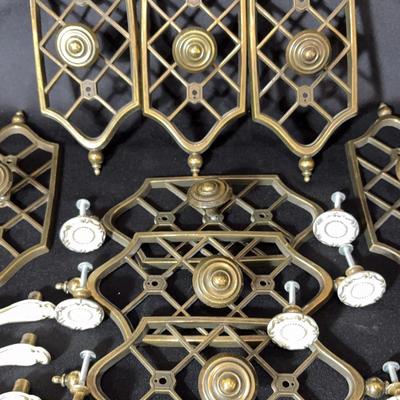 Brass Door/Drawer Pulls from 1970's