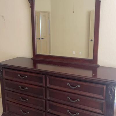 Dresser With Mirror by Bassett