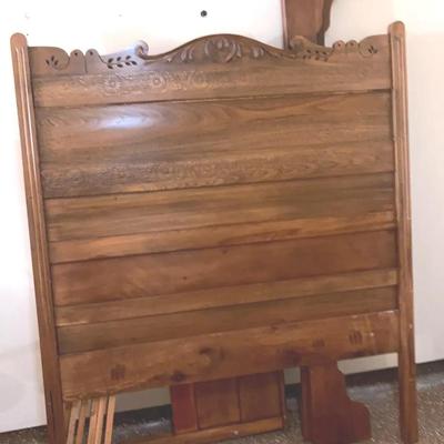 Antique Headboard And Footboard