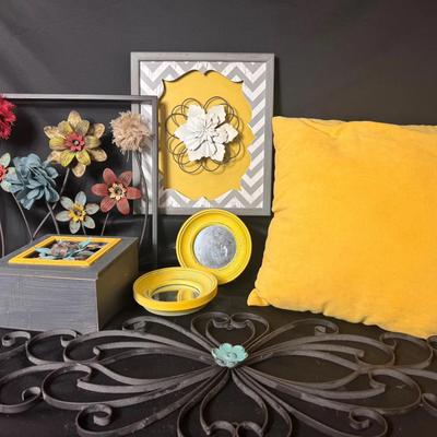 Yellow & Turquoise Home Decor 