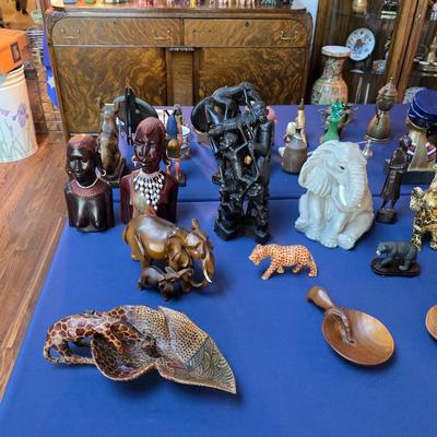 Cultural decor and collectibles from Africa, Egypt, and more