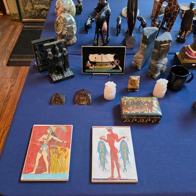 Cultural decor and collectibles from Africa, Egypt, and more