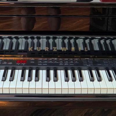 Sale Photo Thumbnail #11: Kurzweil Mark 150 Ensemble Grand black lacquer piano