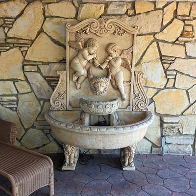 Gorgeous outdoor water fountain