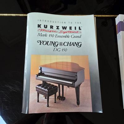 Sale Photo Thumbnail #12: Kurzweil Mark 150 Ensemble Grand black lacquer piano
