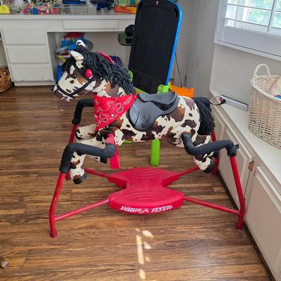 Sale Photo Thumbnail #86: Radio Flyer Freckles plush interactive riding horse