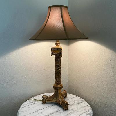 Gold Gilded Lamp