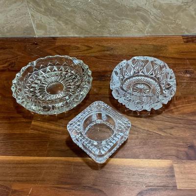 Crystal Ashtrays