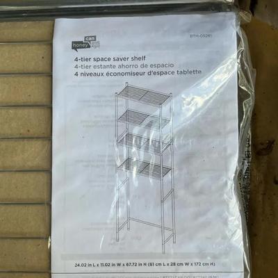 4-Tier Space Saver Shelf Pair #1