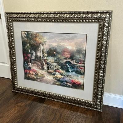 Large Floral Garden Scene 