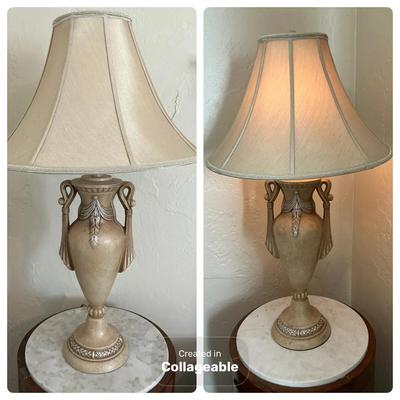 Grecian Look Lamps Pair