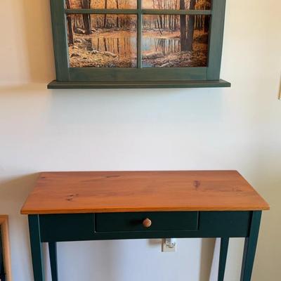 Entryway Table & Window Artwork