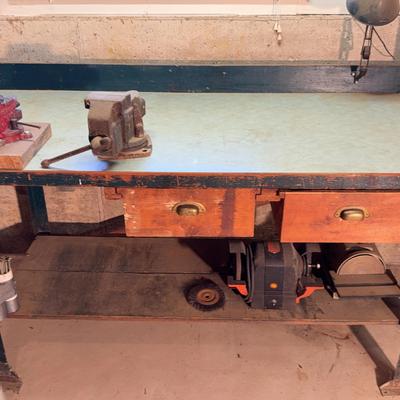 Workbench With Tools