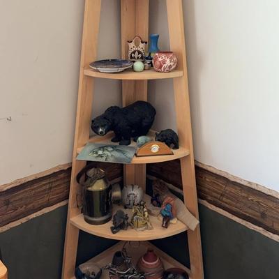 Corner Wooden Shelf