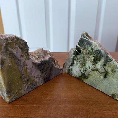 Geode Rock Book Ends