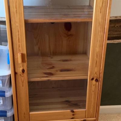 Small Wooden Storage Cabinet