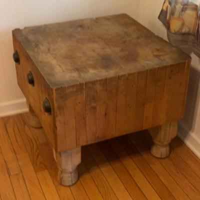 Butcher Block Table