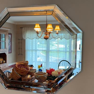 Large Octagon Decorative Mirror