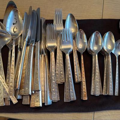 Silver Lace Pattern Silver Plated Silverware