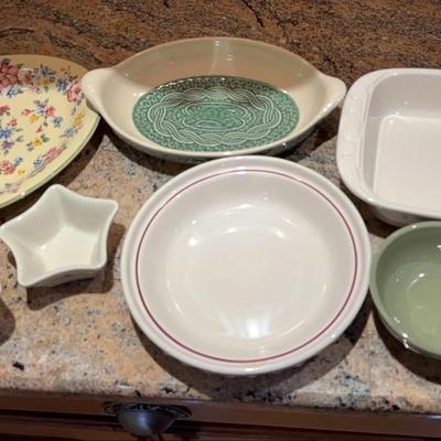 Longaberger Pottery Dishes