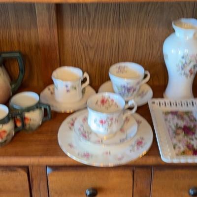 China Tea Cups & Teapot