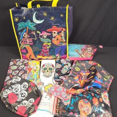 Colorful Day Of The Dead Fiesta Bags & Accessories 
