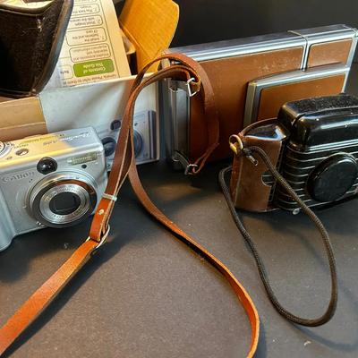 Vintage Camera Lot – Polaroid 1950, Kodak Bantam Classic, Canon