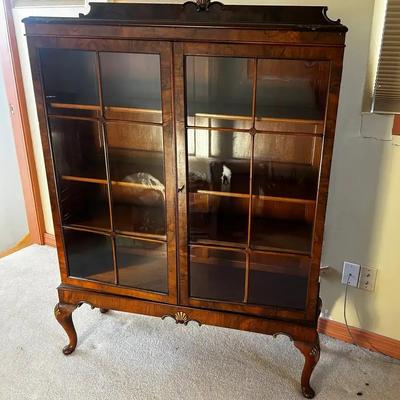Wood & Glass Display Cabinet