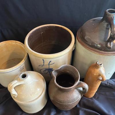 Pottery Vases – Assorted Lot