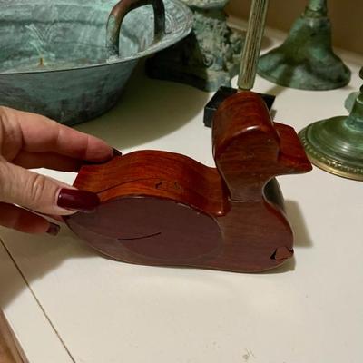 Wooden duck puzzle 