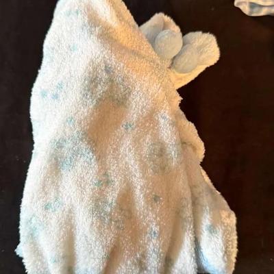 Lot 131:  Large Vintage Baby Blanket & Bedding Lot – Mixed Fabrics & Styles