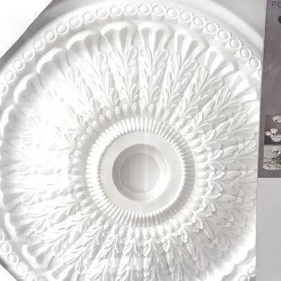 Lot 146:  Portafina 27" Ceiling Medallion, Classic Ornate Design, White Finish