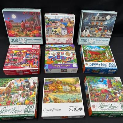 Lot 230: 300 Piece Assorted Puzzles 