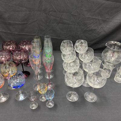 Lot 203: Barware, Glass Pitcher 