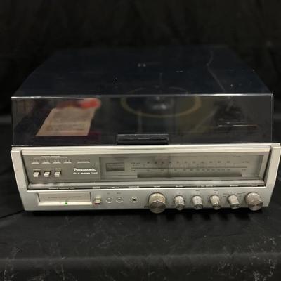 Lot 319: Vintage Panasonic AM/FM Stereo System with Turntable & 8-Track Recorder