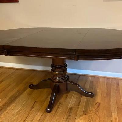Pedestal Dining Table - 73x48x29”