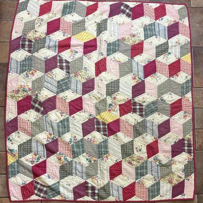 Lasting Impressions Victorian Heart Patchwork Quilt