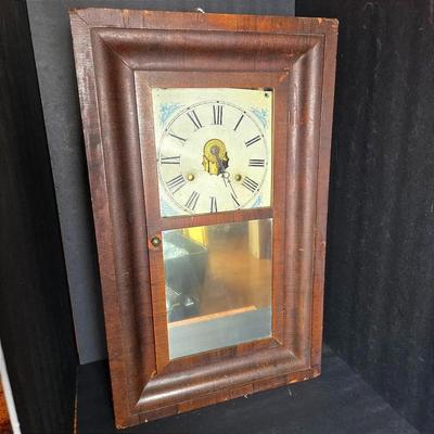 Antique Seth Thomas Ogee Wall Clock - 15x4x25”