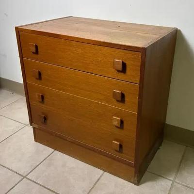 Domino Mobler Teak Danish Modern Chest - 24x16x25”
