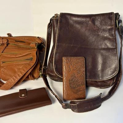 Vintage Distressed Leather Sedona Saddle Bag, Montana West Leather Crossbody Bag, More