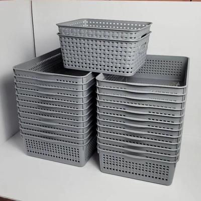 26 Plastic Storage Bins - Most 9.5x13x3.6"