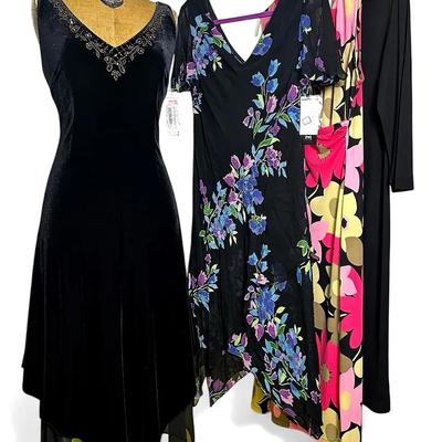 New with Tag Dresses - Positive Attitude, Eva Blue & More - Size M-L