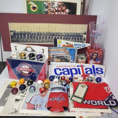 Vintage Sports Collectibles: Washington Redskins, Capitals, Nationals & More