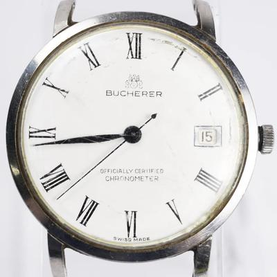 Vintage Bucherer Automatic Chronometer Wristwatch 