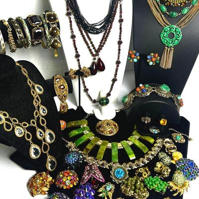 Vintage Style Statement Costume Jewelry - Holly Craft, & More