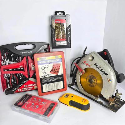 Skilsaw 5175 Circular Saw, Zircon StudSensor HD55 & Mixed Hand Tools