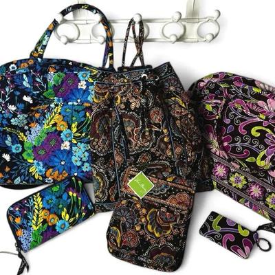 Vera Bradley Travel Bags & More – Includes Matching Pieces (Mixed Patterns)