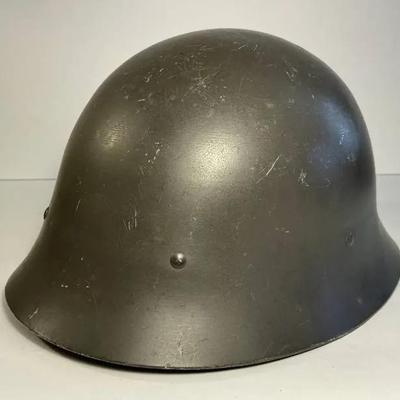Swedish Military Helmet M1944, WWII-Era Design, Size 54–58