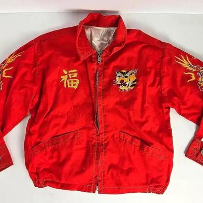 Vintage 1966 Vietnam War Souvenir Child’s Jacket - Can Tho Viet Jac 