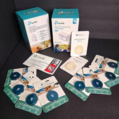 Kasa Smart WiFi Plug KP105 (2), TrackR Bravo Bluetooth GPS Tracking Devices (8) & More – Sealed, New